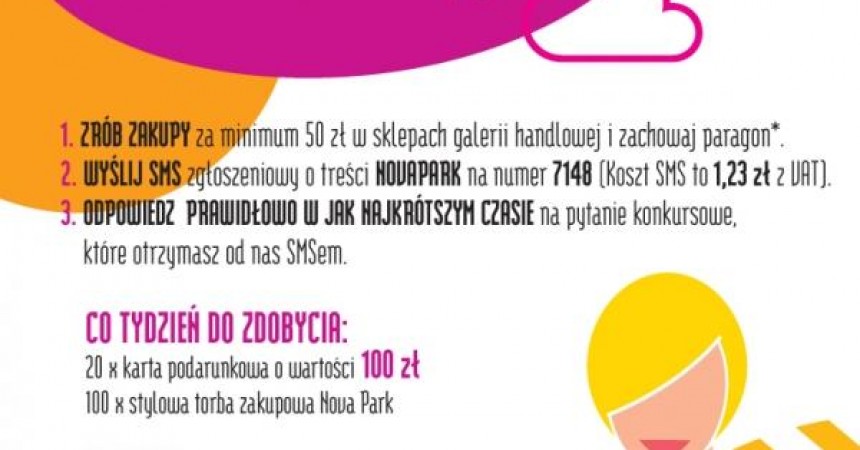 Zagraj o 10 000 złotych z NoVa Park Zagraj o 10 000 złotych z NoVa Park