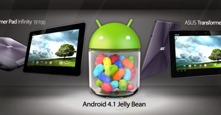 Tablety ASUSa zaktualizowane do Androida 4.1 Jeally Bean Tablety ASUSa zaktualizowane do Androida 4.1 Jeally Bean