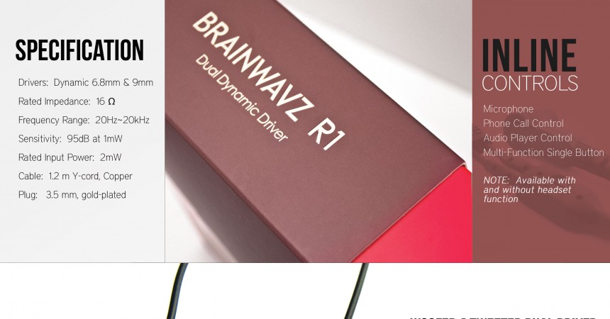 Brainwavz R1, czyli tanie, dwudrożne granie! Brainwavz R1, czyli tanie, dwudrożne granie!