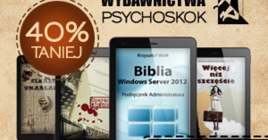 Uciekające Rabaty na ebooki z Wydawnictwem Psychoskok Uciekające Rabaty na ebooki z Wydawnictwem Psychoskok