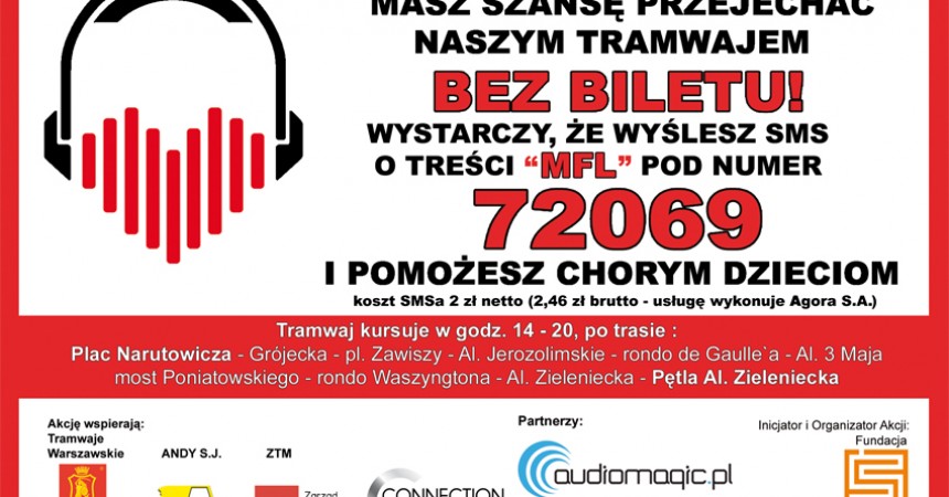 Ratuj słuch z muzycznym tramwajem! Ratuj słuch z muzycznym tramwajem!