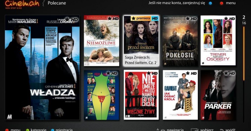 Cineman VOD – setki kinowych hitów w nowej aplikacji w Samsung Smart TV Cineman VOD – setki kinowych hitów w nowej aplikacji w Samsung Smart TV