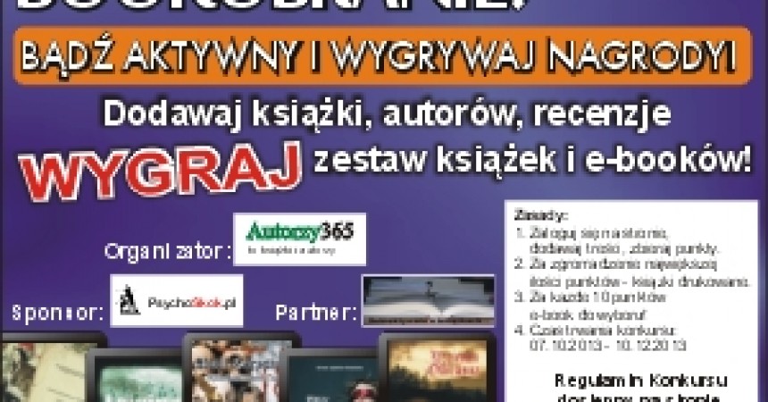 Bookobranie! Konkurs portalu autorzy365.pl Bookobranie! Konkurs portalu autorzy365.pl