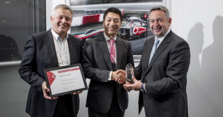 Firma HUAWEI wyróżniona prestiżową nagrodą przez Vodafone Firma HUAWEI wyróżniona prestiżową nagrodą przez Vodafone