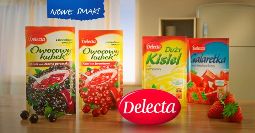 Delecta reklamuje desery Delecta reklamuje desery