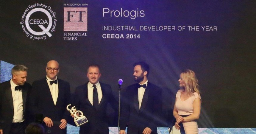 Prologis Wybrany Przemysłowym Deweloperem Roku 2013 na Gali Central & Eastern European Quality Awards Prologis Wybrany Przemysłowym Deweloperem Roku 2013 na Gali Central & Eastern European Quality Awards