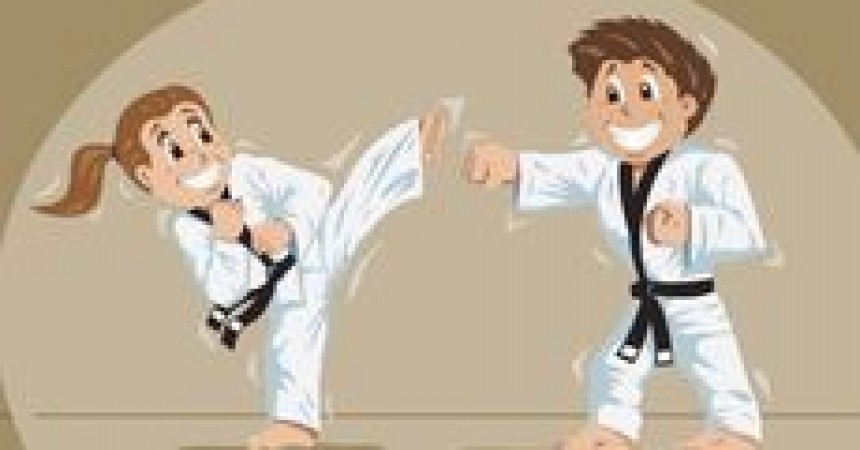 Przedszkolne zabawy z elementami karate Przedszkolne zabawy z elementami karate