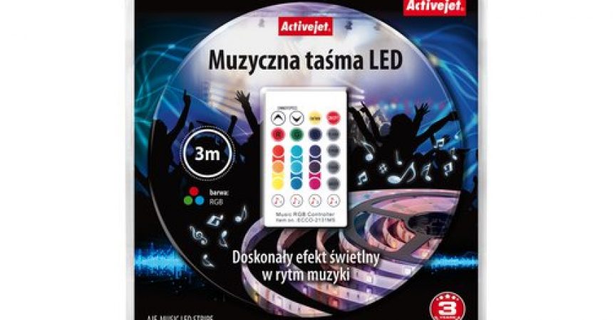 Taśma muzyczna LED – nowość dla miłośników najlepszego brzmienia Taśma muzyczna LED – nowość dla miłośników najlepszego brzmienia
