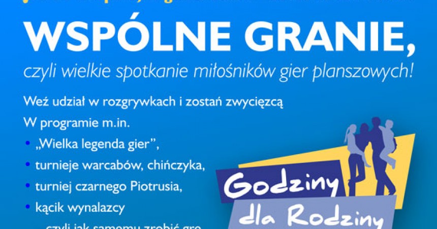 Wielki turniej planszówek w Centrum Handlowym Osowa Wielki turniej planszówek w Centrum Handlowym Osowa