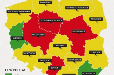 Ogólnopolska mapa cen AC