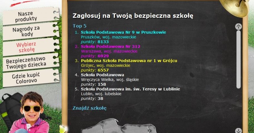 Najbezpieczniejszych szkół najwięcej w mazowieckim