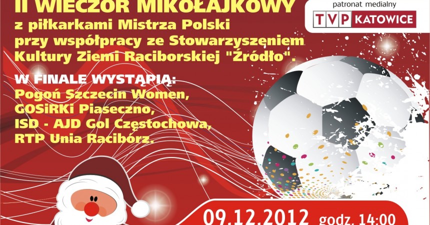 Piłkarskie Mikołajki w Arenie Rafako Piłkarskie Mikołajki w Arenie Rafako