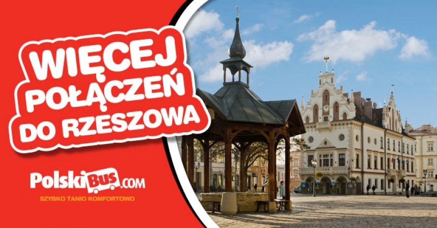 PolskiBus.com wprowadza połączenia non stop z Warszawy do Rzeszowa