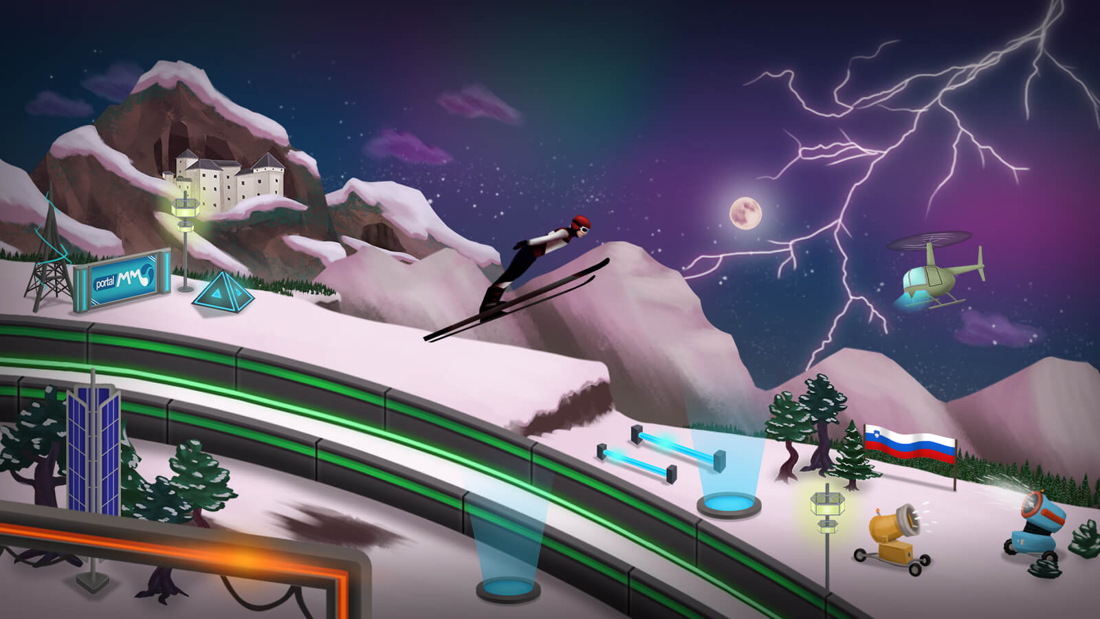 Gra Ski Jump Simulator, czyli szaleństwo na skoczni narciarskiej